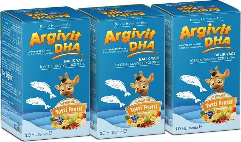 Dha Balık Yağı 3'Lü Paket 10 Ml