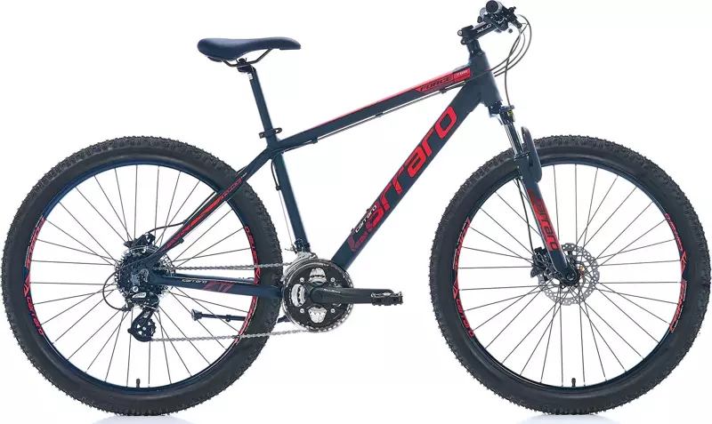 Force 650 HD Disk Fren 24 Vites 26 Jant Dağ Bisikleti Siyah Kırmızı 48 Kadro