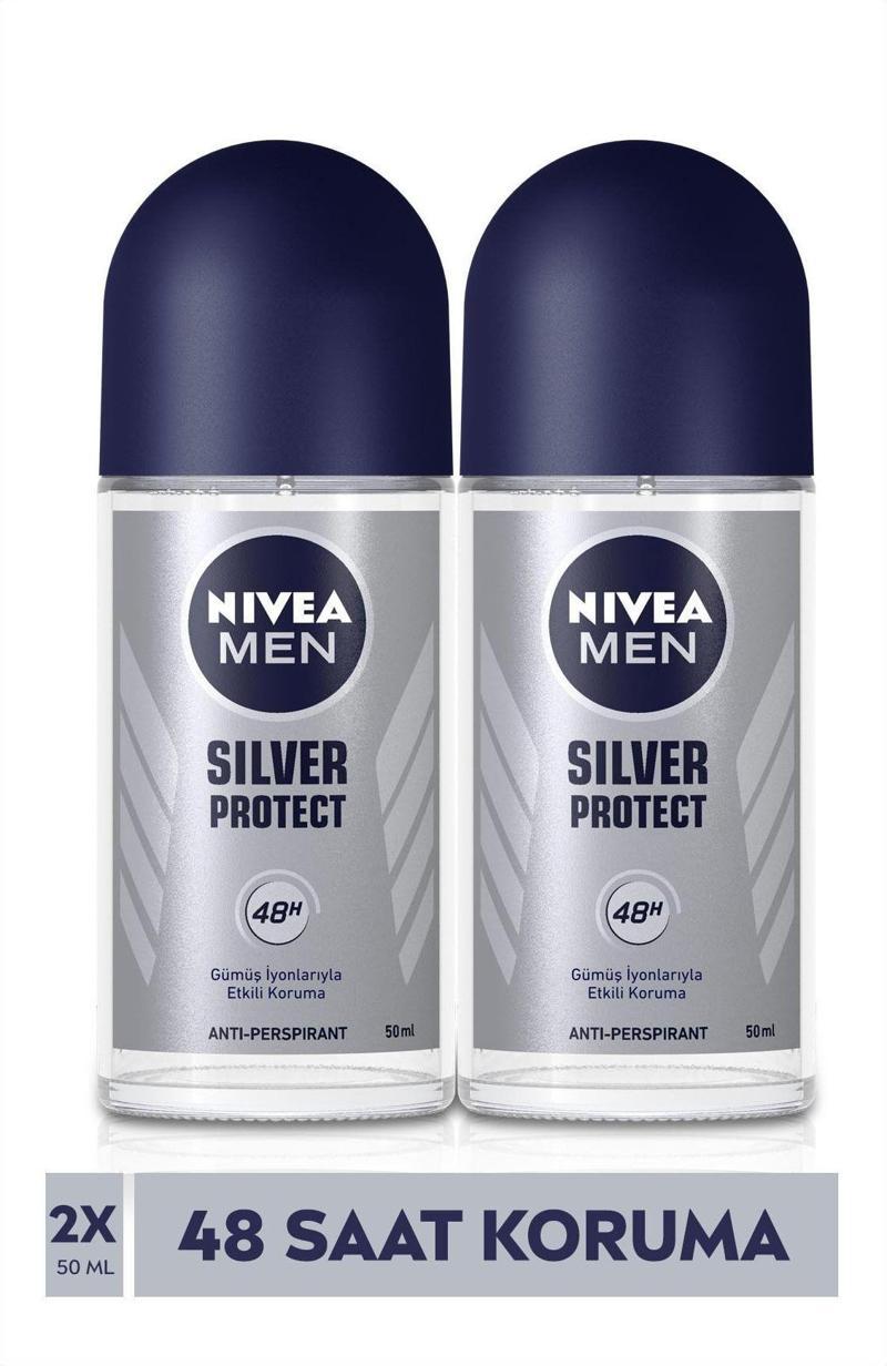 Silver Protect Erkek Deodorant Roll-On 50 Ml 2'Li