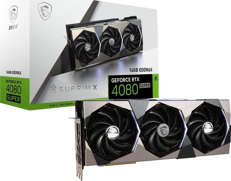 GeForce RTX 4080 SUPER 16G SUPRIM X 16GB GDDR6X 256Bit HDMI/DP Ekran Kartı