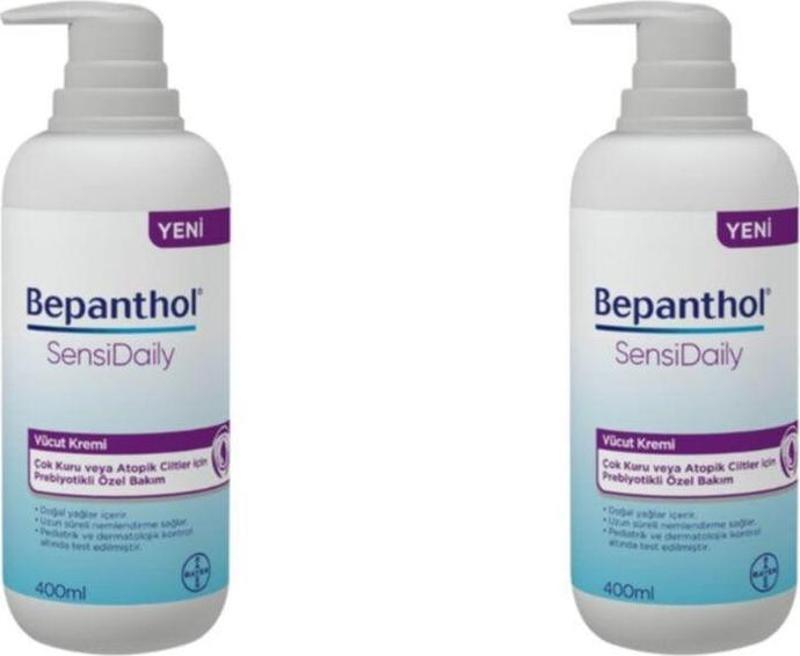 Sensidaily Pompalı Vücut Kremi 400 Ml 2 Adet