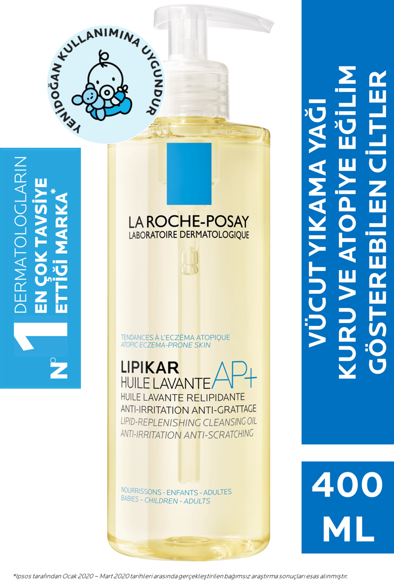 Lipikar Cleansing Oil Ap+ 400 ml 3337875656764