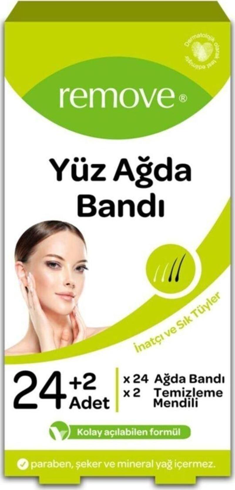 Yüz Ağda Bandı 24lü Set İnatçı Ve Sık Tüyler