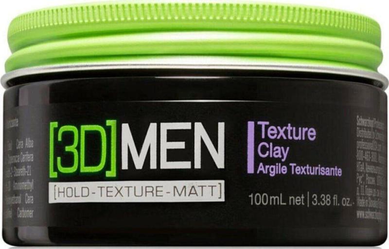 3d Mension 3d Men Texture Clay Şekillendirici Mat Wax 100ml 4045787265040