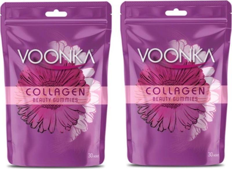 Collagen Beauty Gummies 30 Çiğnenebilir  Kolajen Takviyesi Tablet X 2 Adet