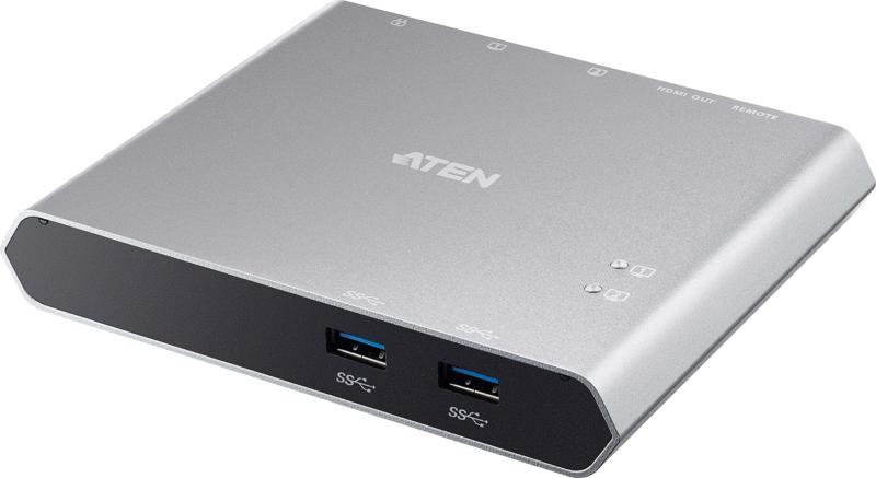 2-Port 4K HDMI USB-C KVM Dock Switch, Power Pass-through özellikli&lt;br&gt;2-Port 4K HDMI USB-C KVM