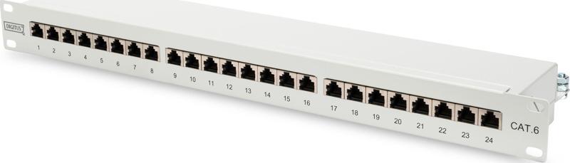 19 Inch 24 port CAT-6 FTP Patch Panel, Zırhlı