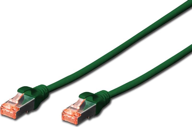 Cat.6 Patch Kablo, S-FTP, Halogenfree, AWG 27/7, 2 metre, Yeşil Renk