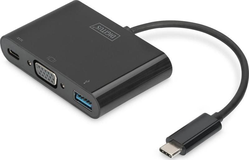 USB 3.1 (Gen. 1) (USB Tip C) &lt;-&gt; VGA Grafik Adaptörü&lt;br&gt;Giriş: 1 x USB Tip C erk