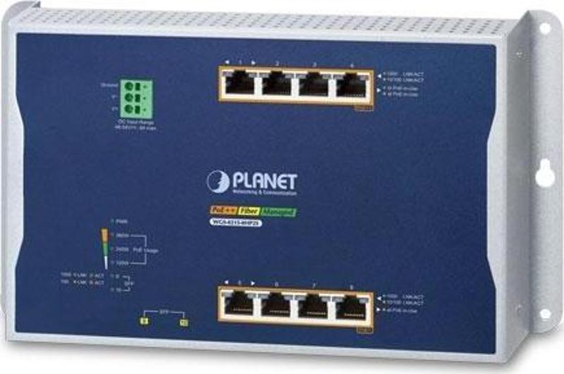 Endüstriyel Duvar Tip PoE Yönetilebilir Switch (Industrial Wall-mount PoE Managed Switch)&lt;br&gt;8