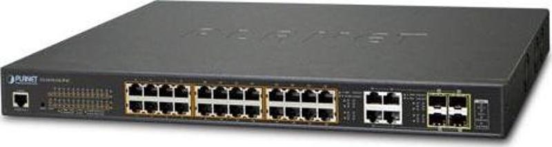 Yönetilebilir Gigabit PoE Switch (Gigabit PoE Managed Switch)&lt;br&gt;24 x 10/100/1000Base-T IEEE 8