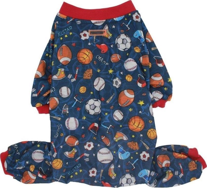 Sport Rompers Spor Kedi Köpek Penye Pijama Tulum S