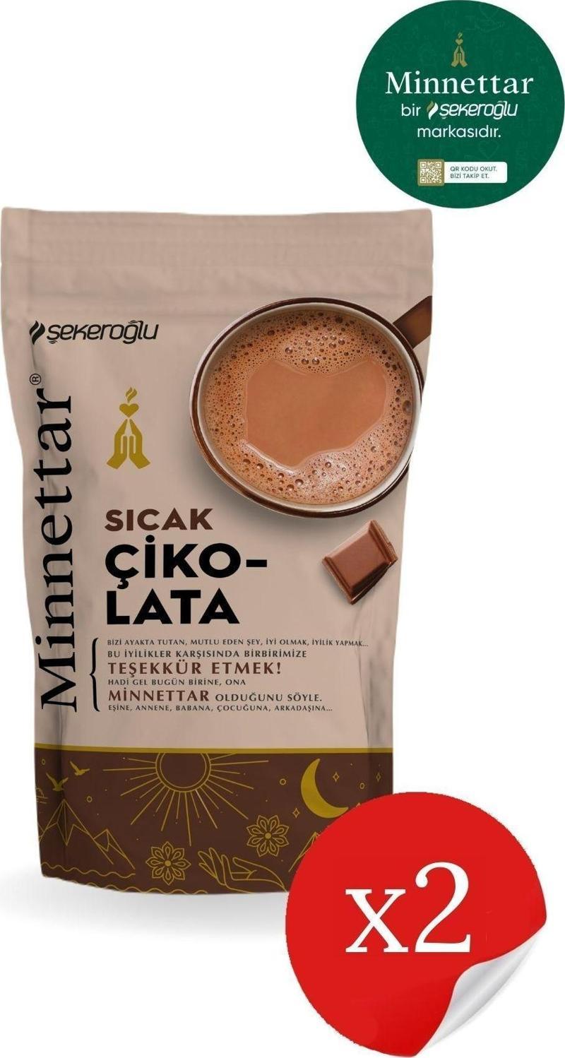 Minnettar Sıcak Çikolata 2 X 200 gr ( 2 Paket )