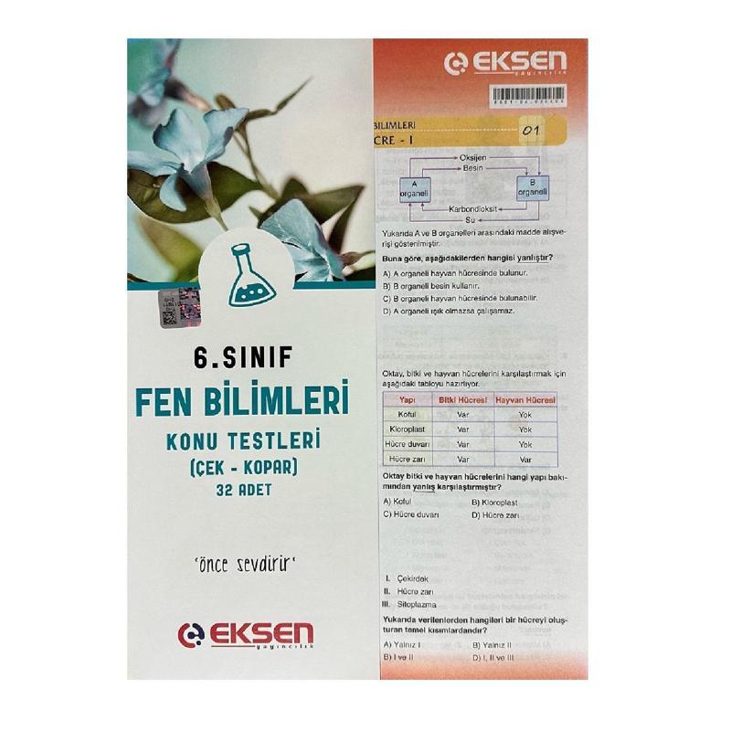 Eksen 6. Sınıf Fen Bilimleri Yaprak Test