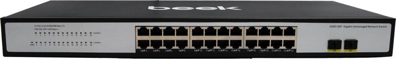 24 Ports Gigabit Ethernet switch with 2G SFP