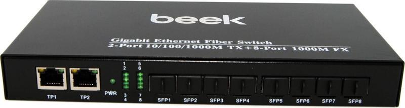 8port 1000M SFP Ethernet swtich