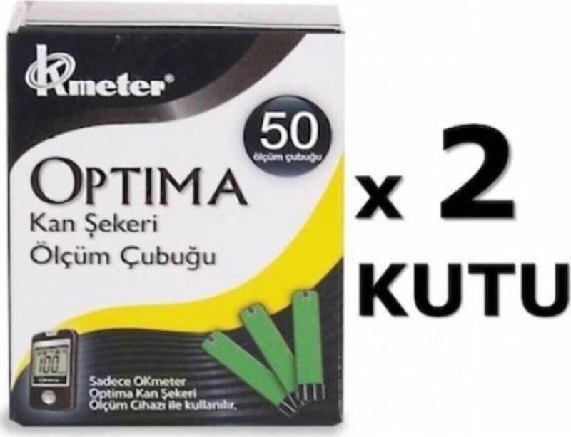 Kan Şekeri Ölçüm Çubuğu Strip 2 Kutu X 50 Adet