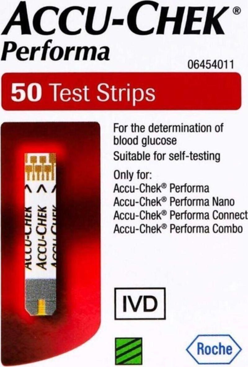 Accu Chek Performa Nano Şeker Ölçüm Stribi