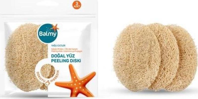 Doğal Kabak 3'lü Yüz Peeling Diski