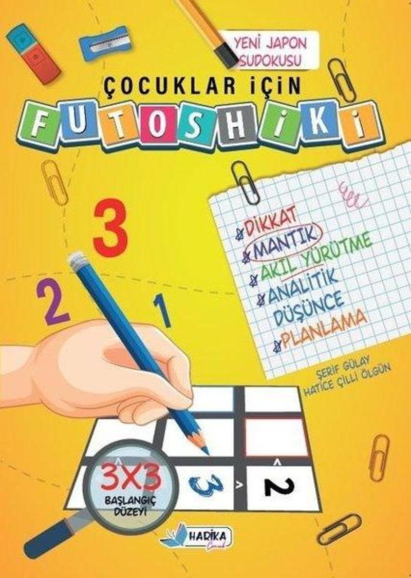 Çocuklar İçin Futoshiki 3 x 3 Başlangıç Düzeyi