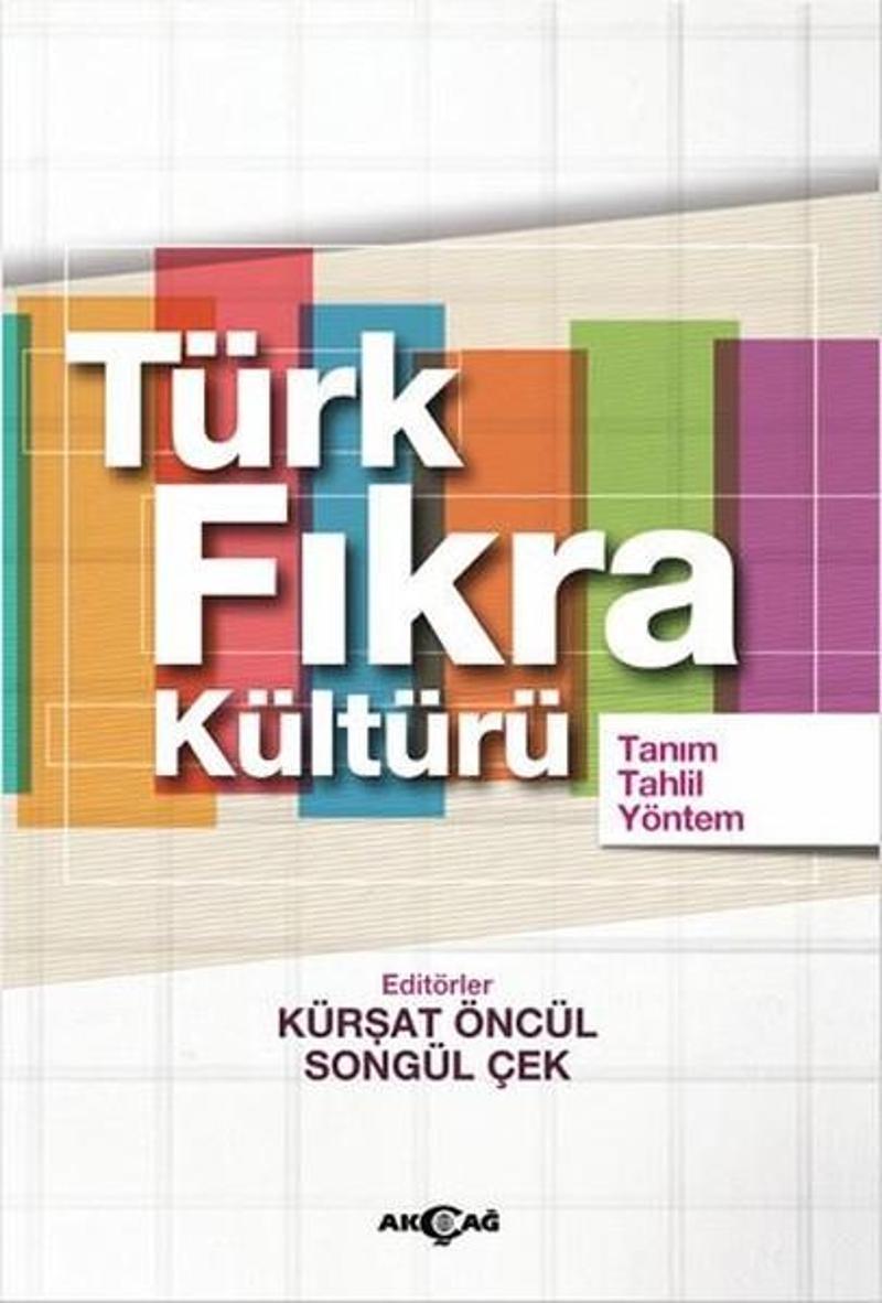 Akçağ Yayınları Türk Fıkra Kültürü - Songül Çek
