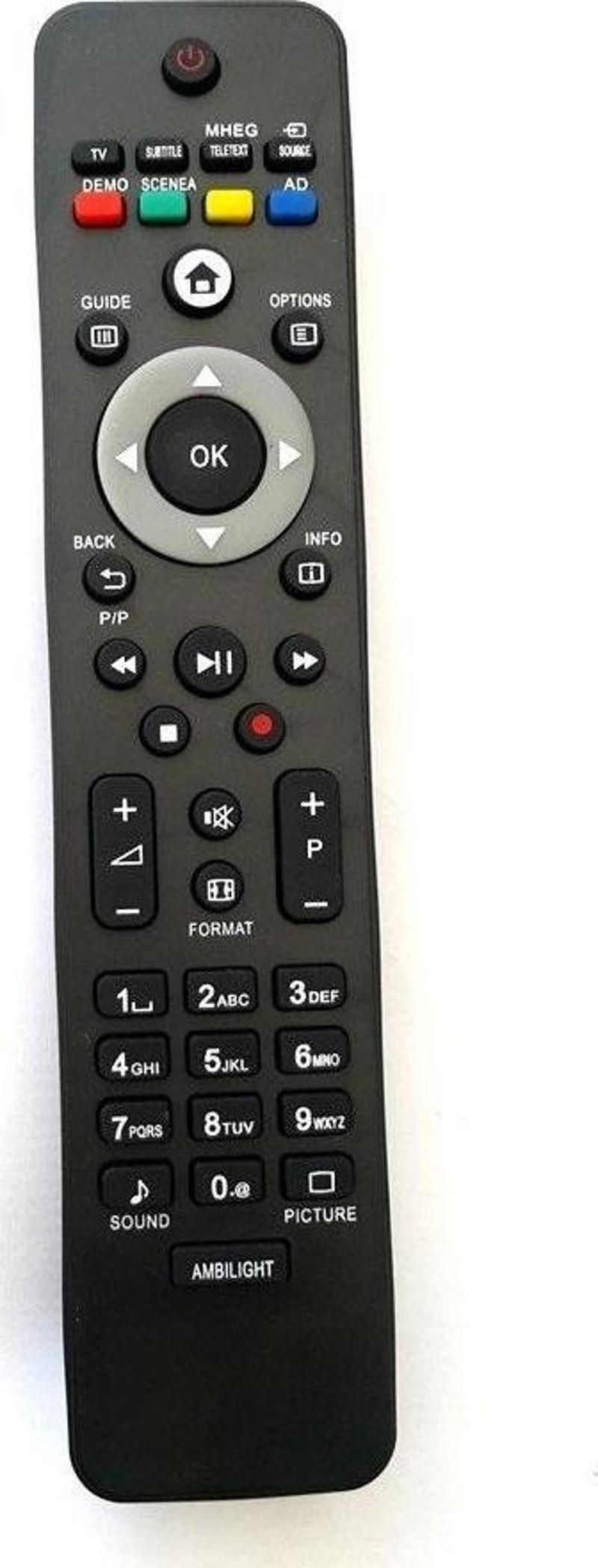 Philips 42PFL7404H/12 Uyumlu Televizyon Kumandası