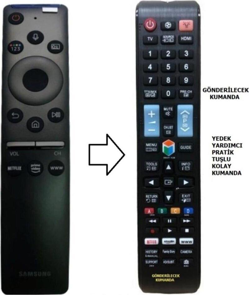 Samsung 55Q80T 4K Smart QLED TV ( YEDEK KUMANDASI )