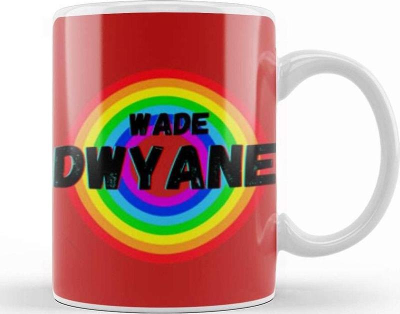 Dwyane Wade Basketball Gifts Vintage Retro Rainbow Quotes For Boys And Ddad Kupa Bardak Porselen