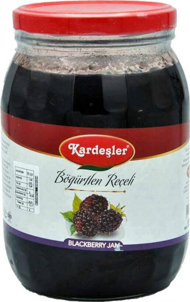 Böğürtlen Reçeli Cam Kavanoz 1800 G