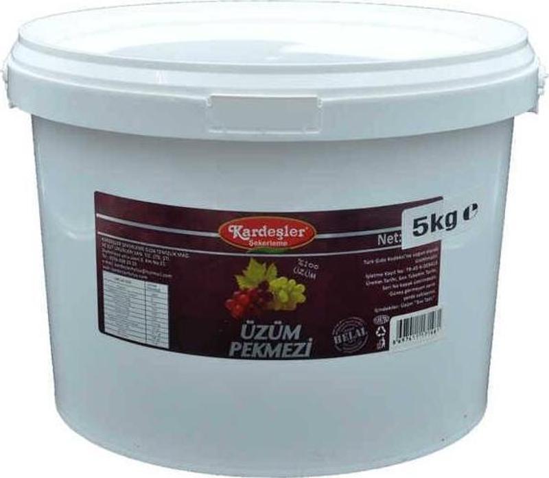 Üzüm Pekmezi (%100 Üzüm) Kova 5 KG