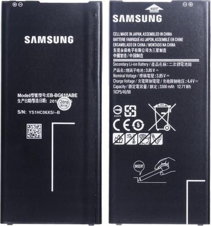 Samsung Galaxy G610 J7 Prime Uyumlu Samsung EB-BG610ABE 3300 Mah Batarya