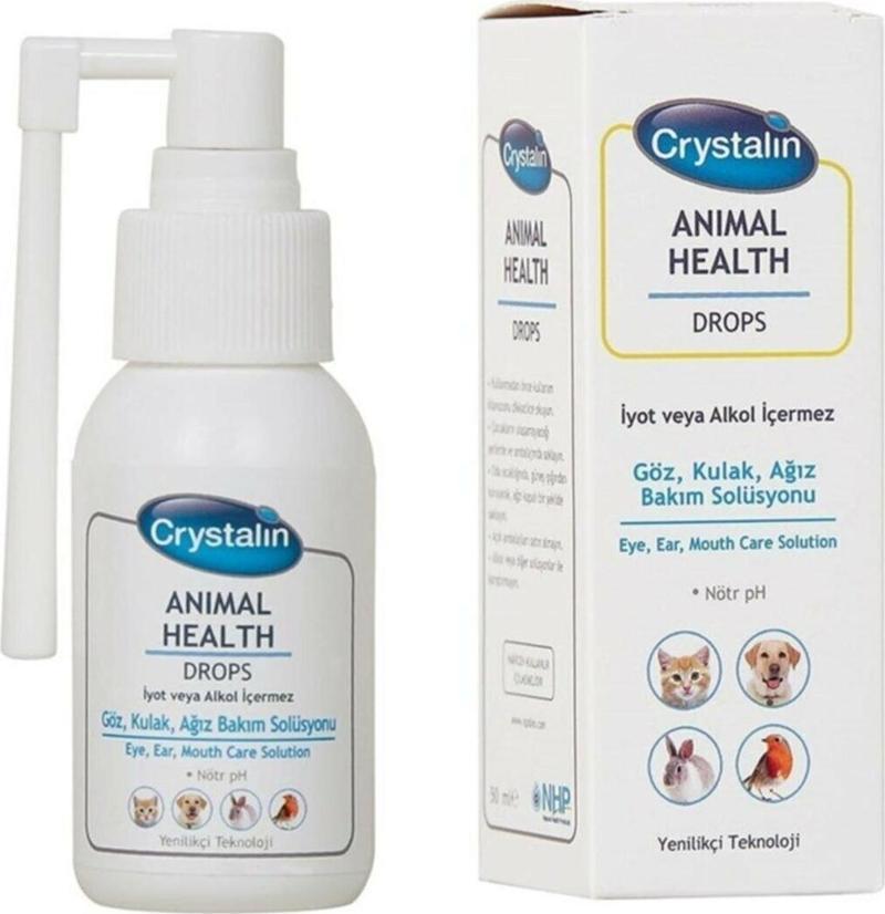 Animal Health-Drop Köpek Göz - Kulak ve Ağız Bakım Solüsyonu 50 ML