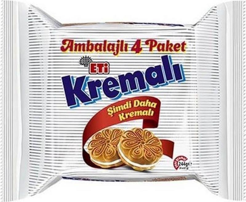 Kremalı Bisküvi 244 Gr. (6'lı)