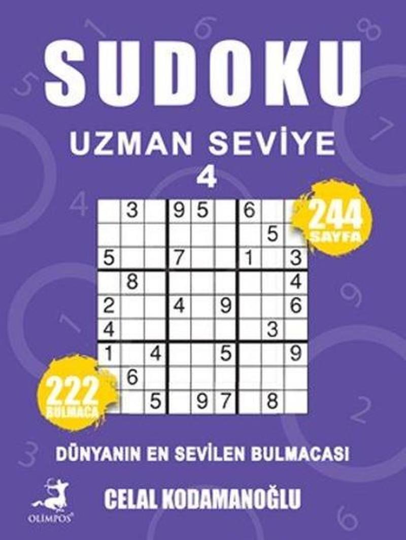 Olimpos Yayınları Sudoku Uzman Seviye 4 - Celal Kodamanoğlu