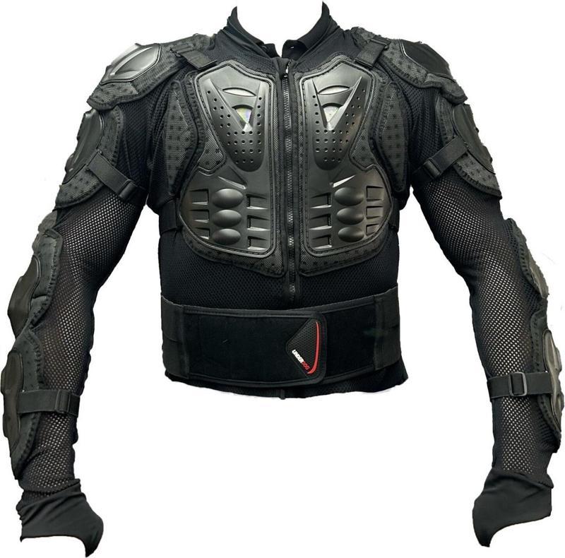 990 Lüx Armor Fileli Full Koruma Europe Standart Motosiklet Body Armour M Beden