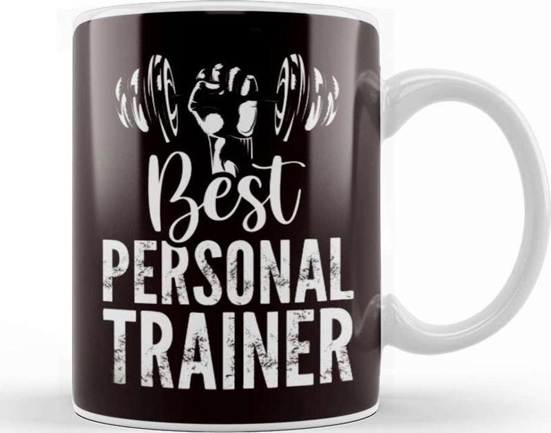 Best Personal Trainer Bodybuilding Fitness Instructor Coach Kupa Bardak Porselen