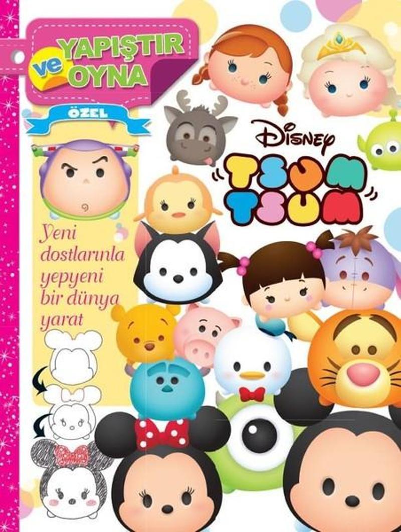 Doğan ve Egmont Yayıncılık Tsum Tsum Yapıştır ve Oyna - Kolektif