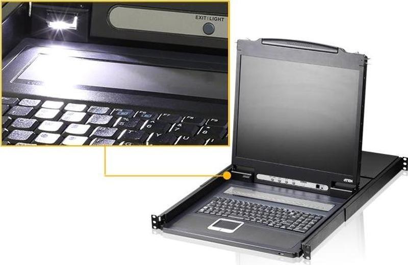 19” LCD KVM Switch, Türkçe Klavyeli