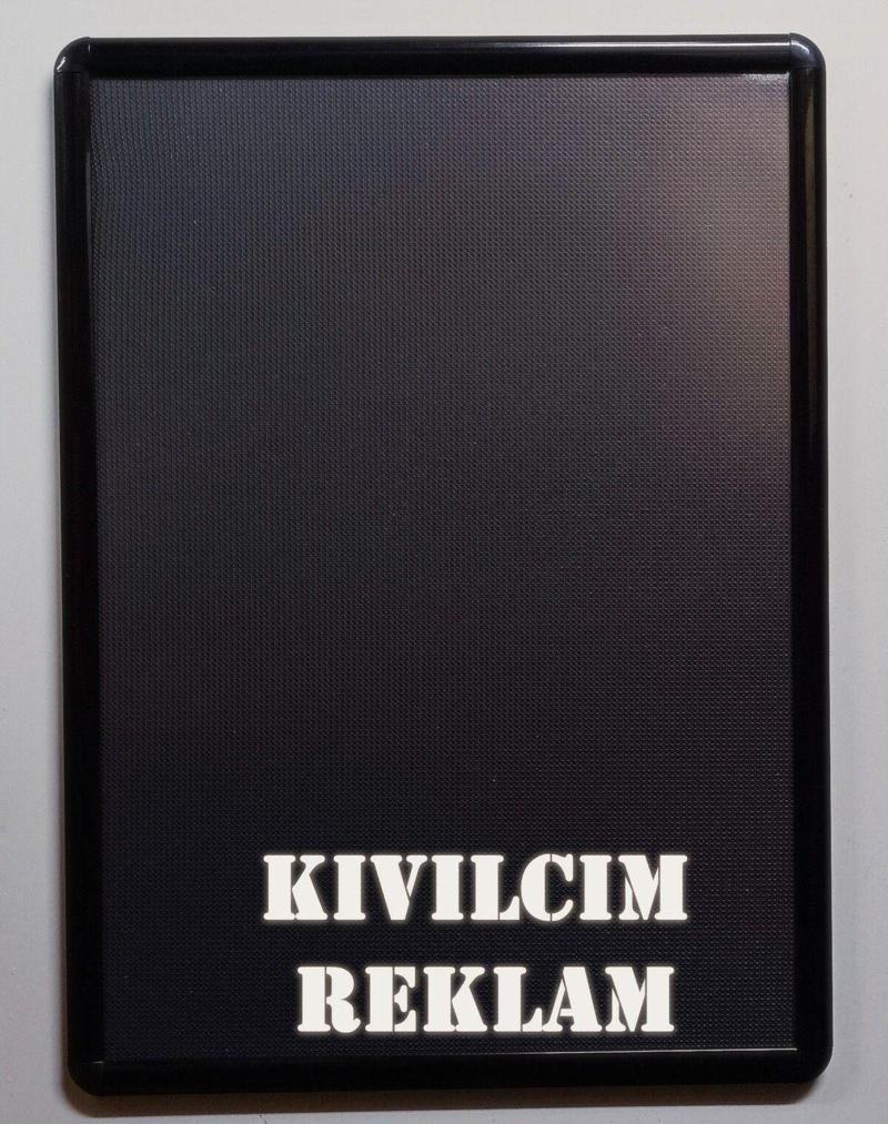 11'li Paket - B2 50 x 70 cm Siyah Alüminyum Rondo Çerçeve