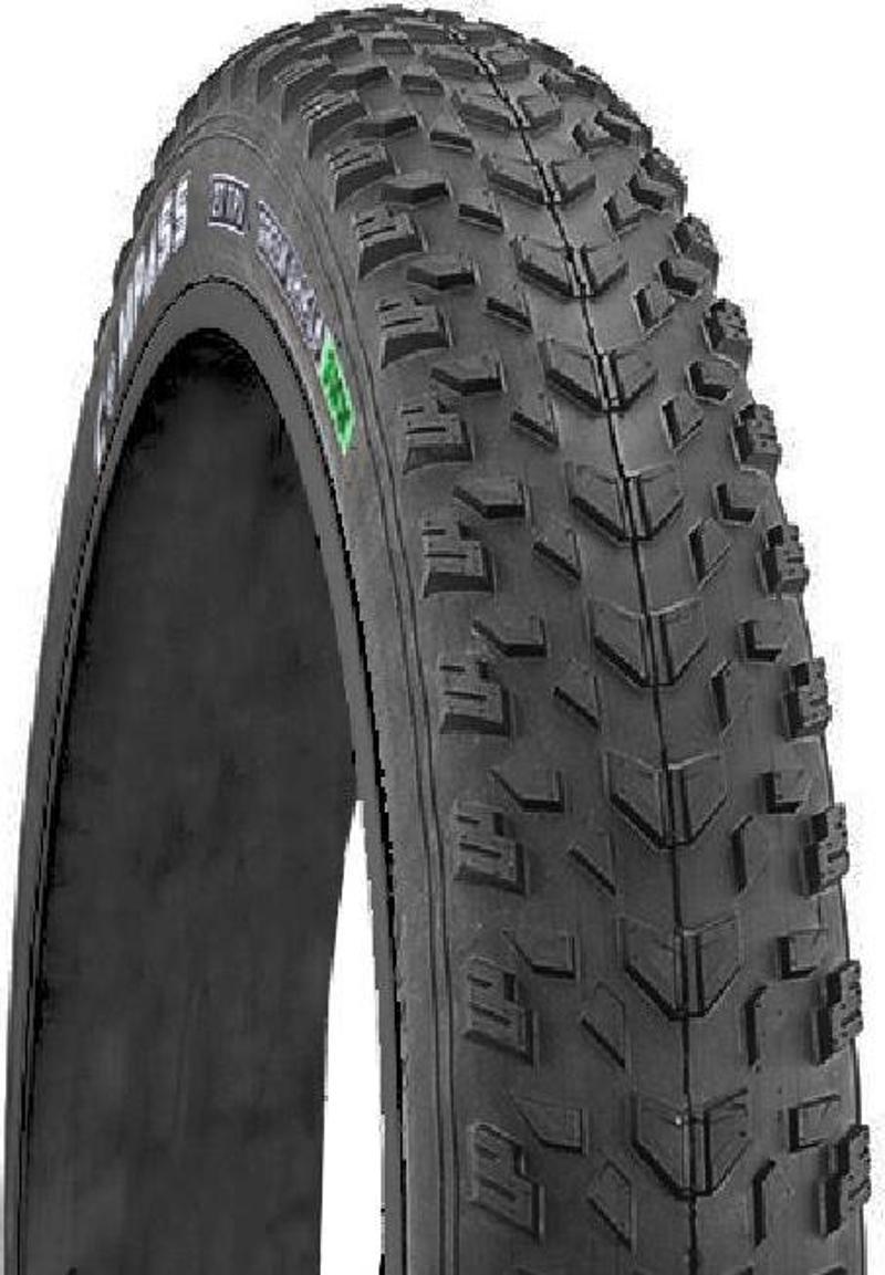 20x4.0 3mm Zırhlı Dişli Fat Bike Bisiklet Dış Lastik Siyah