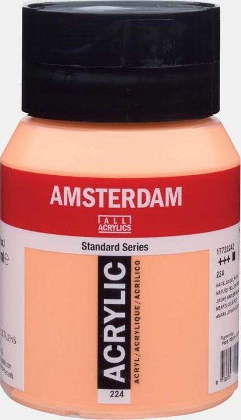 AAC ACRYLIC 500ML. NAPLES YLW RED 