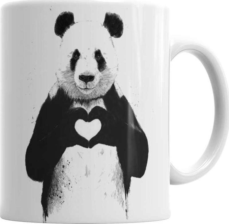 Dolce Panda Kupa Bardak Porselen