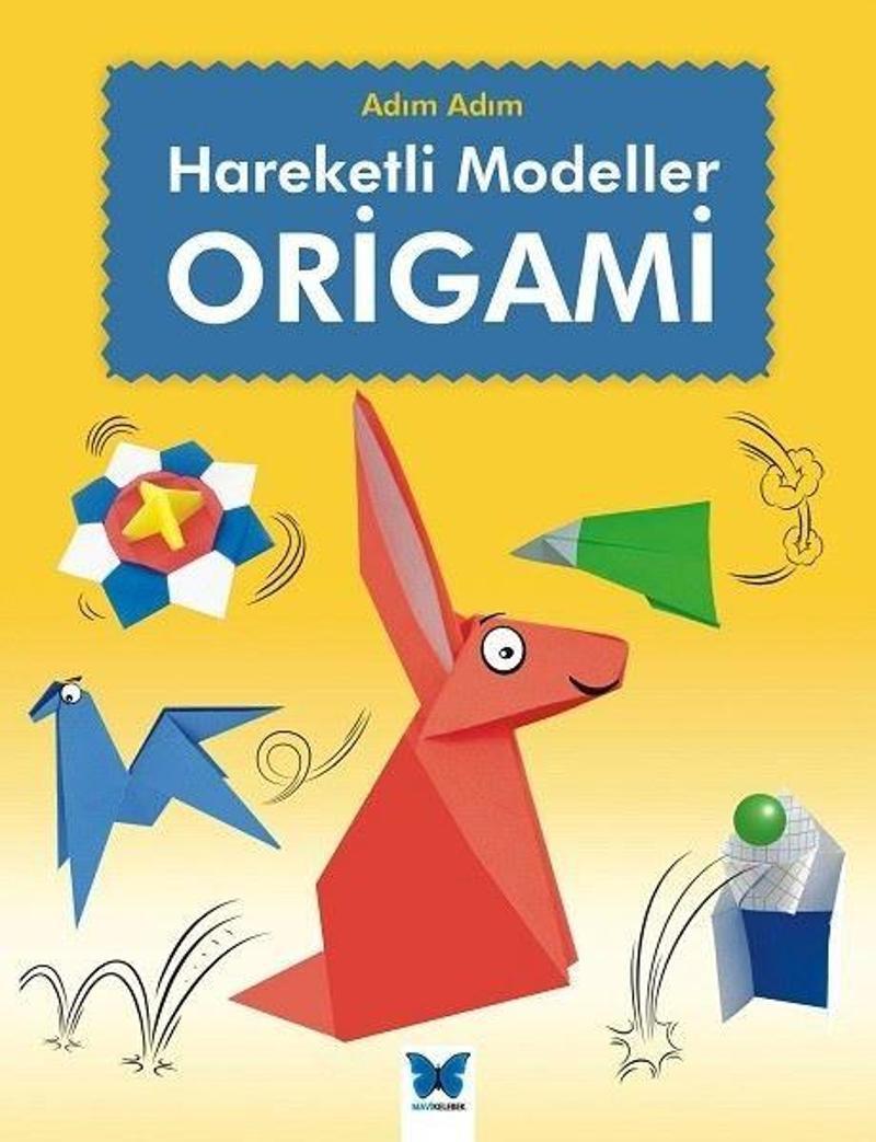 Mavi Kelebek Hareketli Modeller Origami - Joe Fullman JR8208