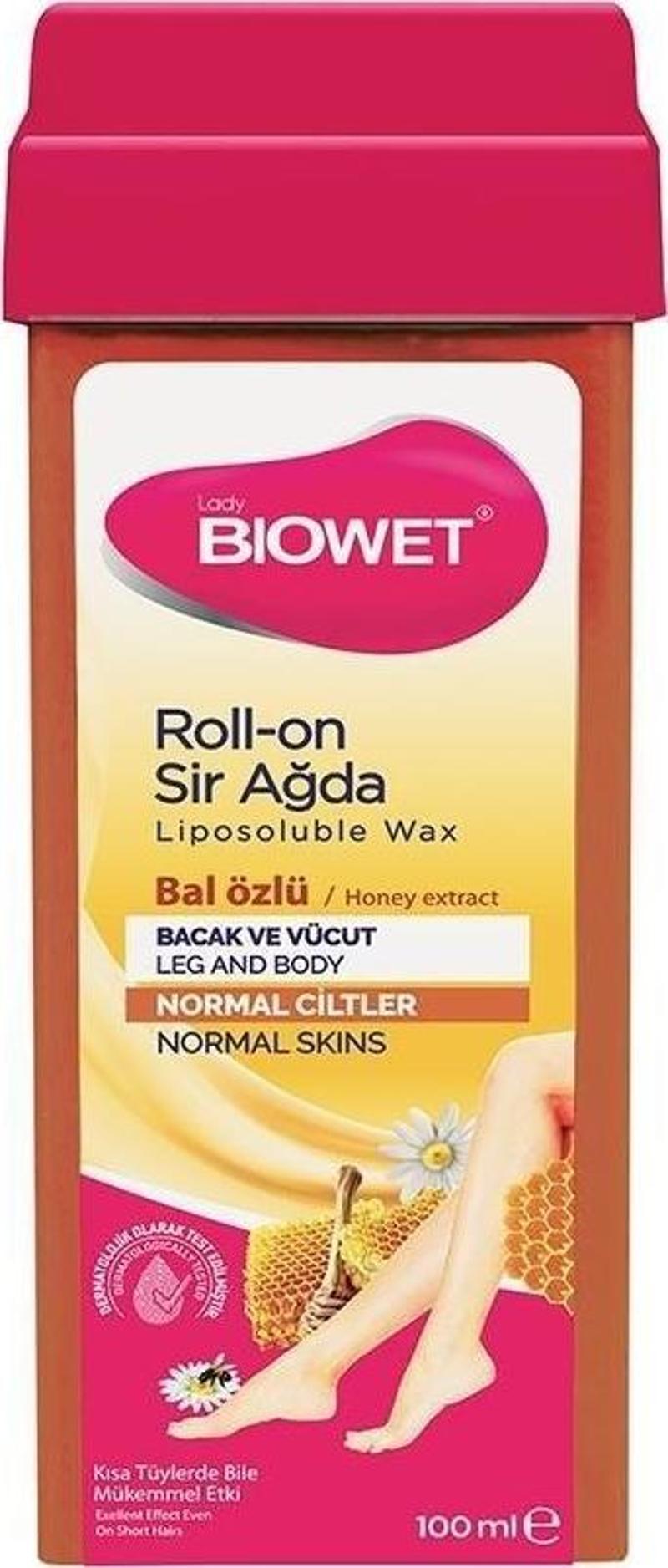 Bıowet Roll-On Sir Ağda Bal Özlü Tüm Ciltler 100 Ml