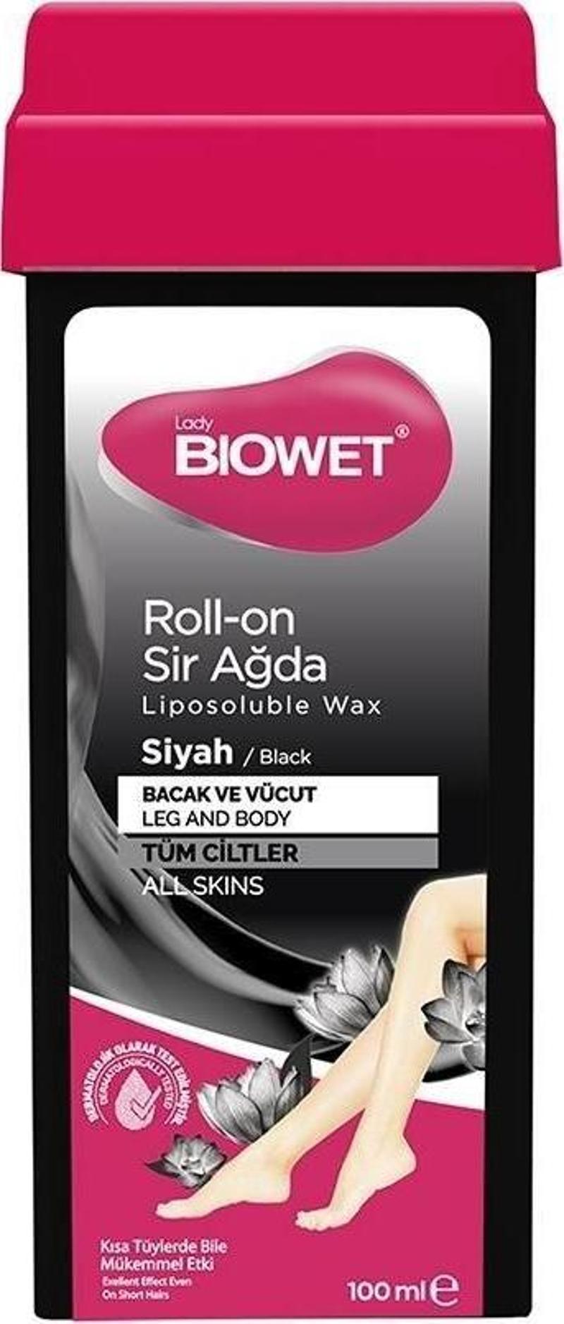 Bıowet Roll-On Sir Ağda Siyah Tüm Ciltler 100 Ml