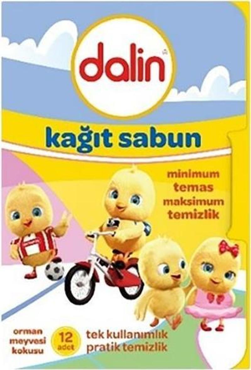 Kağıt Sabun 12 Li Tek Kullanımlık