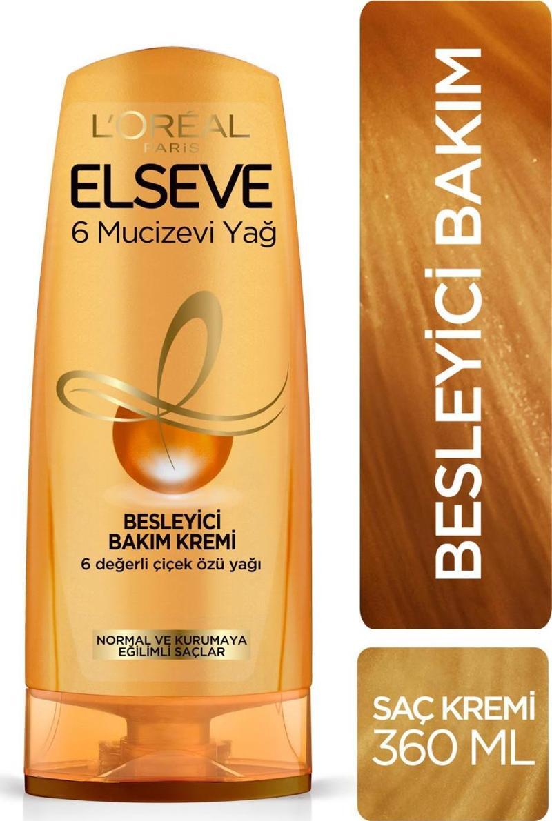 L'Oréal Paris Elseve 6 Mucizevi Yağ Besleyici Bakım Kremi 360 ml