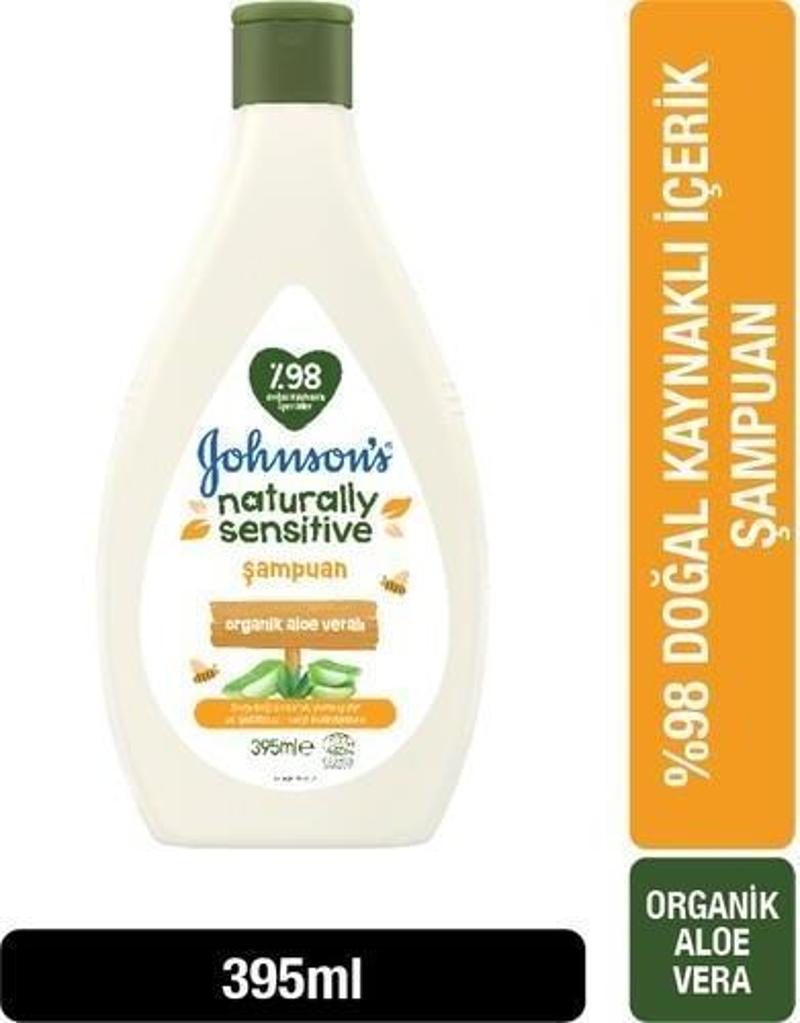 Johnsons Baby Naturally Sensitive Şampuan 395 Ml