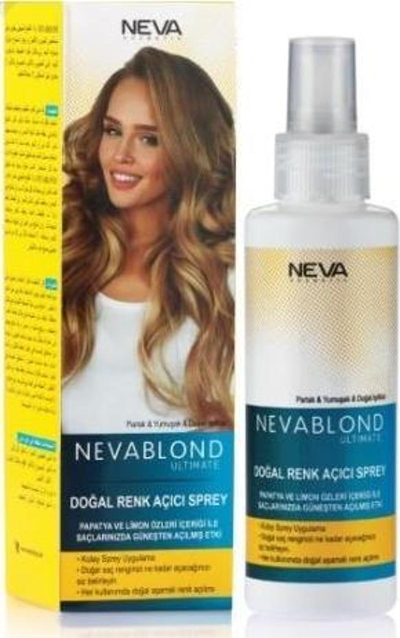 Neva Blond Kalıcı Naturals Renk Açıcı Sprey 150 Ml