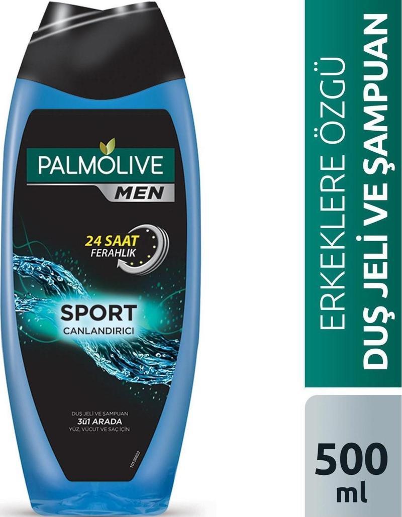 Men Duş Jeli Sport Canlandırıcı 3 In1 500 Ml